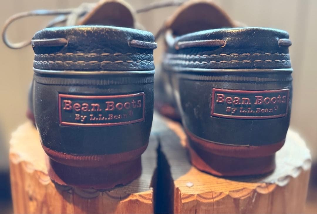 LLbeanビーンブーツ　ガッシュー　ブラウン レースアップ　赤ソール