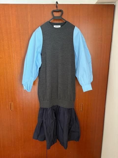 ENFOLD Cash feel ベストレイヤード ドレス ワンピース