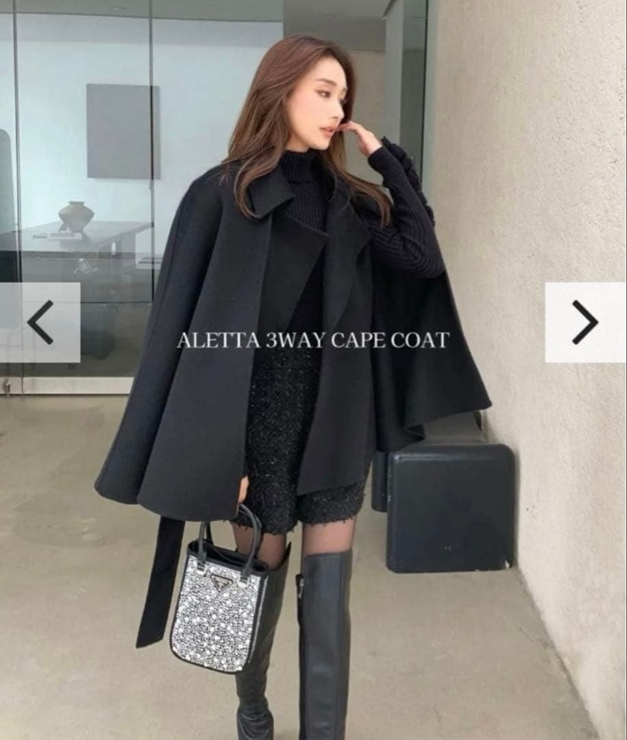 birthdaybash ALETTA 3WAY CAPE COAT ケープ