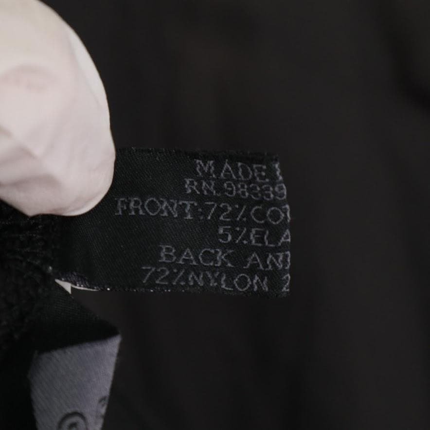 PRADA プラダ ハーフジップ ポロシャツ ブラック テック素材 切替デザイン