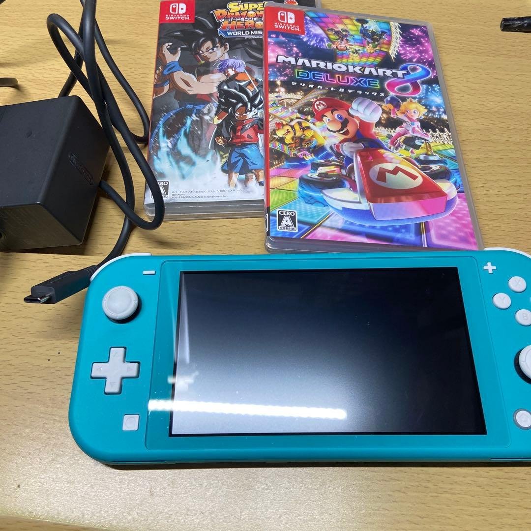 Nintendo Switch Lite ターコイズ 本体 +ソフト2本