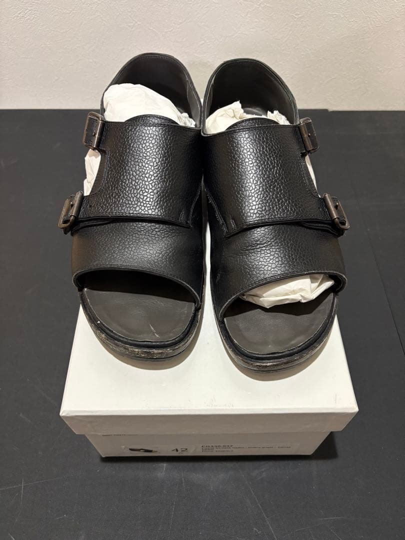 P*k様 F.LLI GIACOMETTI ジャコメッティ レザーサンダル 42