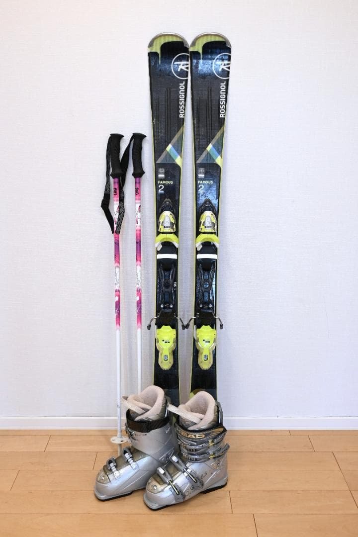 レディース 板・ブーツ・ストックセット ロシニョールFamous2 135cm