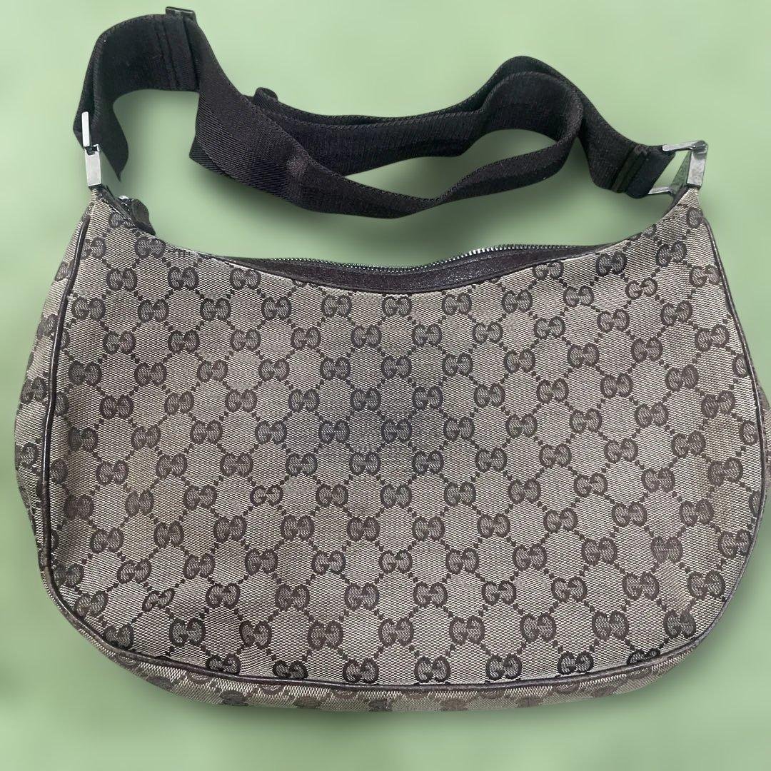 GUCCI グッチ GGキャンバス ショルダーバッグ ベージュ 122790