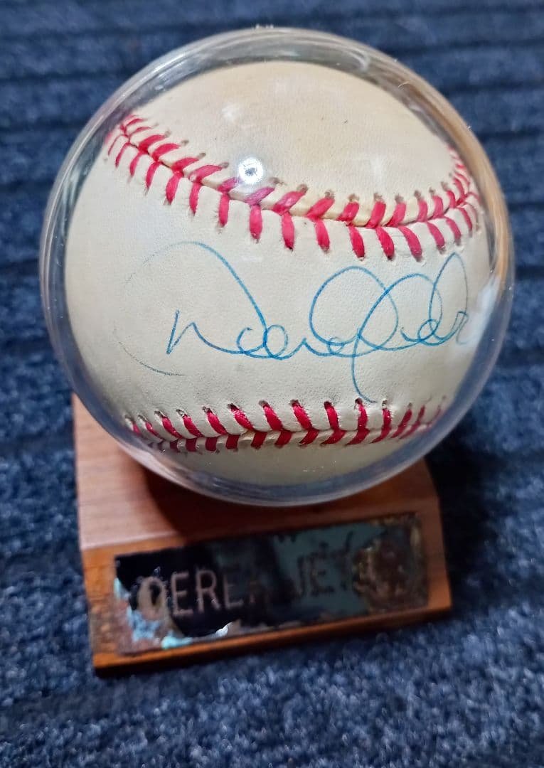 Tomu■初期のデレク・ジーター　直筆サインボール