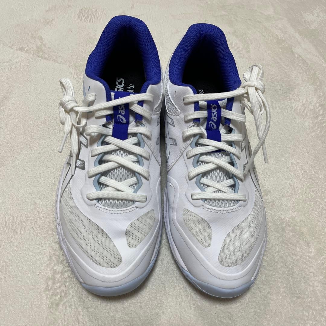 asics バレーボールシューズ ホワイト/ブルー