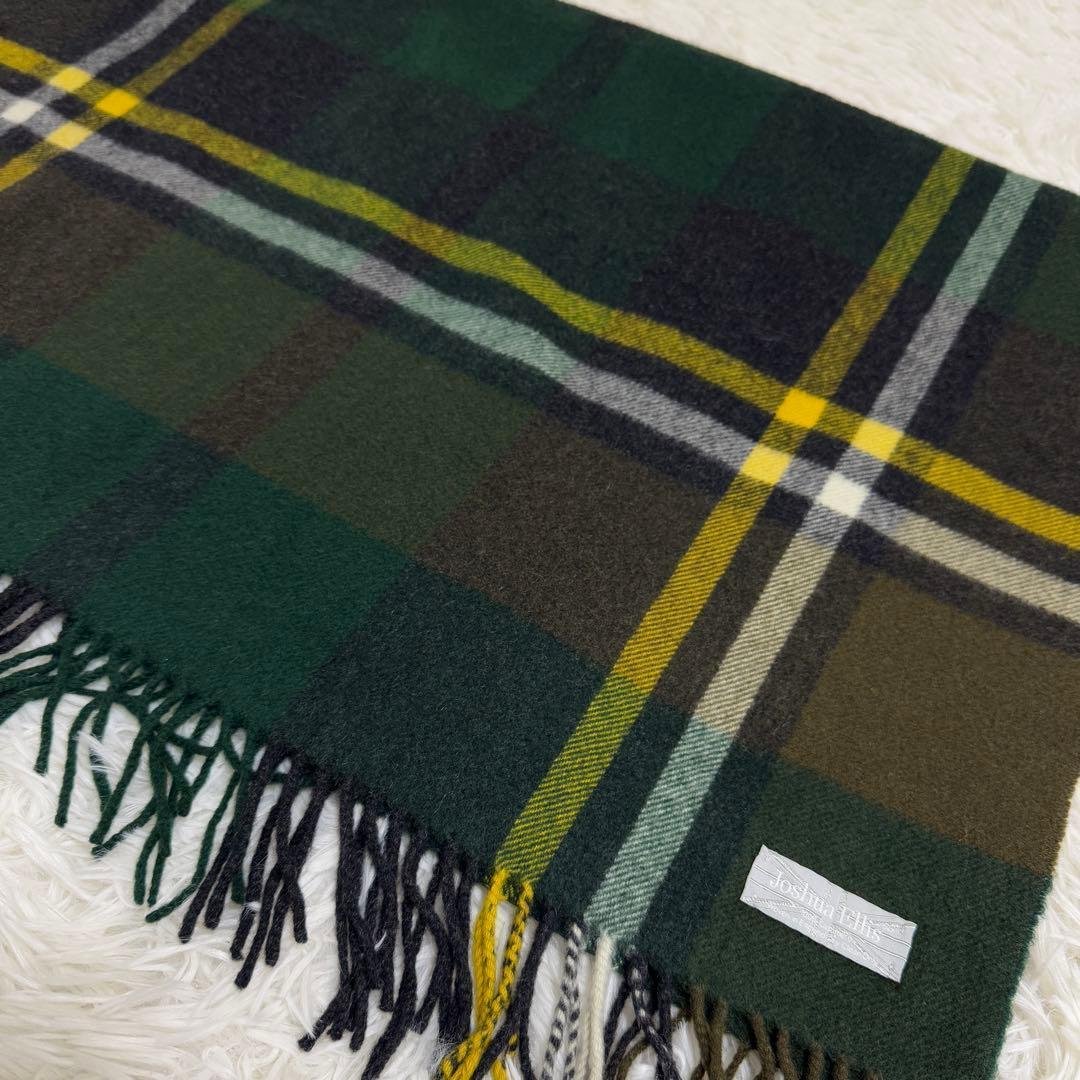 美品✨ジョシュアエリス カシミヤ ストール 大判 チェック