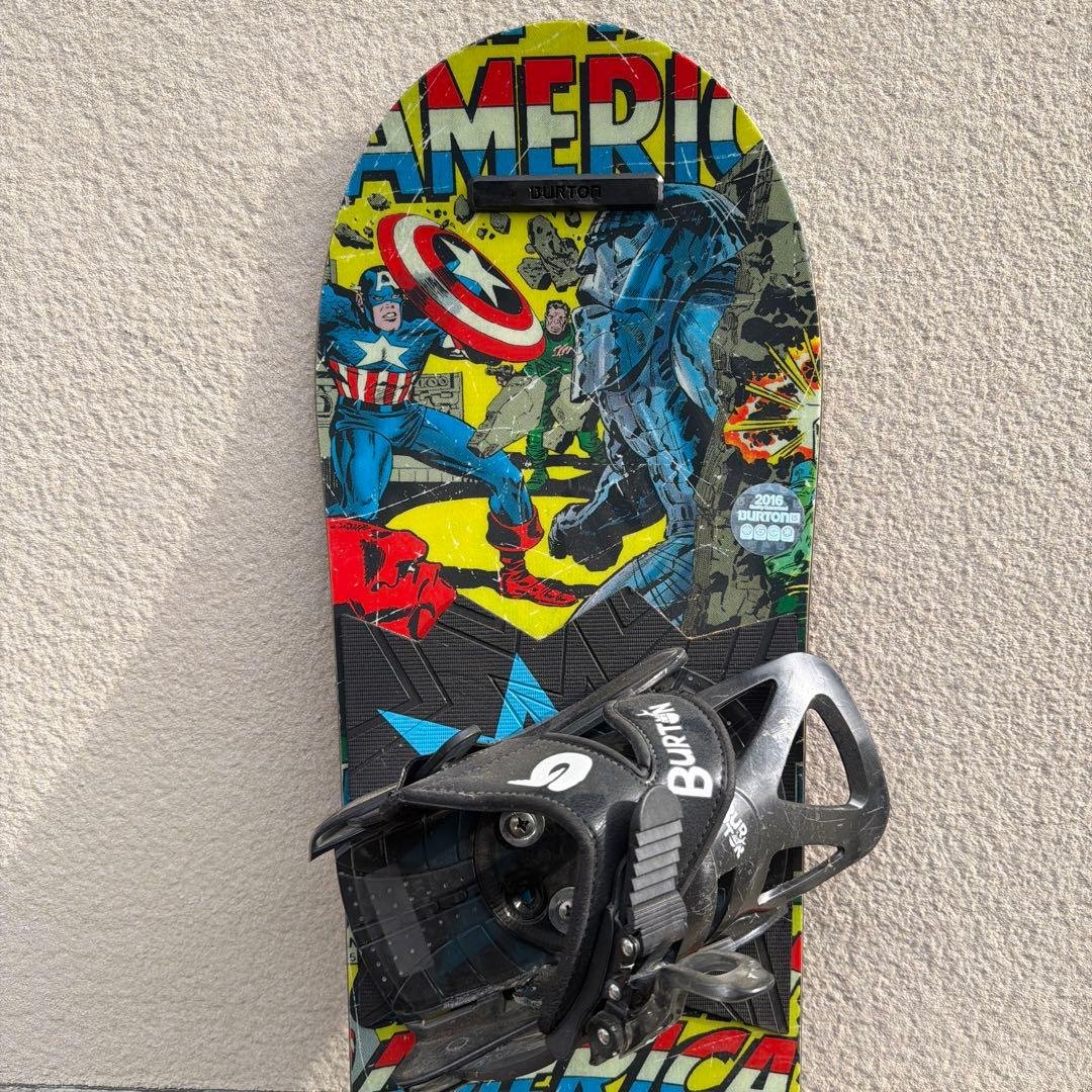 Burton スノーボード Marvelデザイン セット 110 キッズ