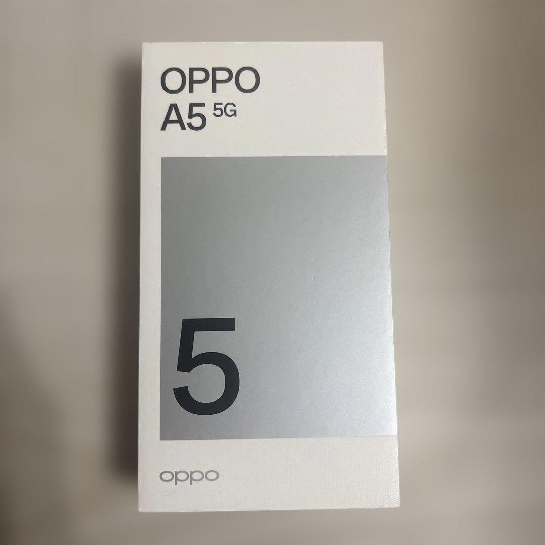 【新品未使用】動作確認済 OPPO A5 5G ホワイト 128GB