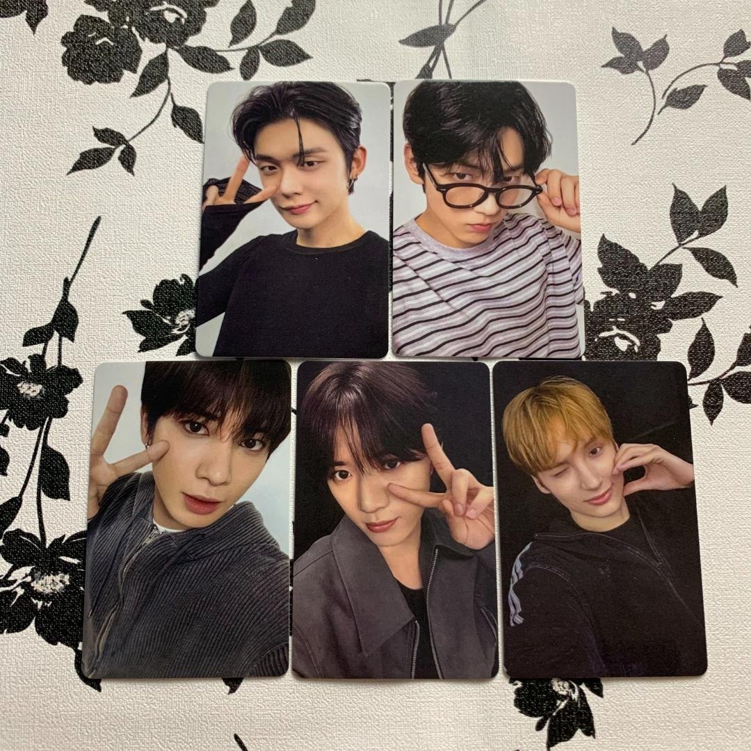 TXT メンバーセルカ 未公開 LINE MUSIC トレカ 5枚