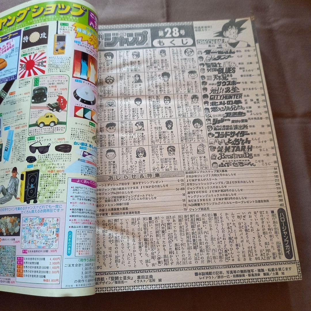 【当時物美品】週刊 少年 ジャンプ 1988年28号 漫画 アニメ