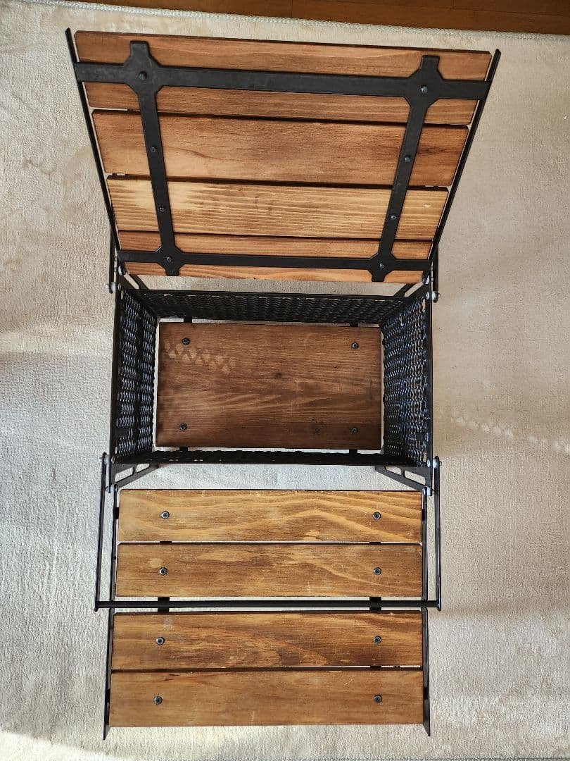 ネイチャートーンズ サイドアップボックス&テーブル 折りたたみ式