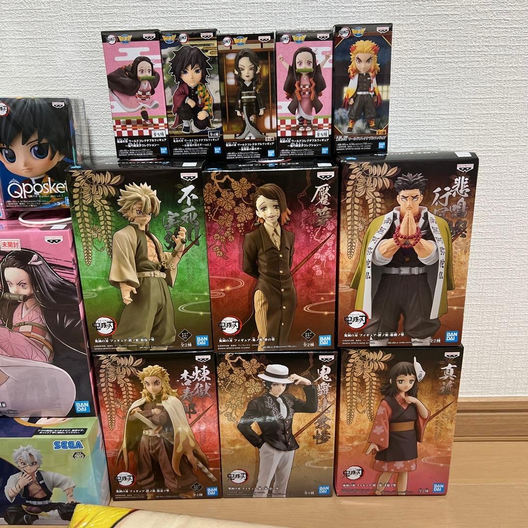 「未開封」鬼滅の刃 不死川実弥 ちょこのせフィギュア他セット Qposket