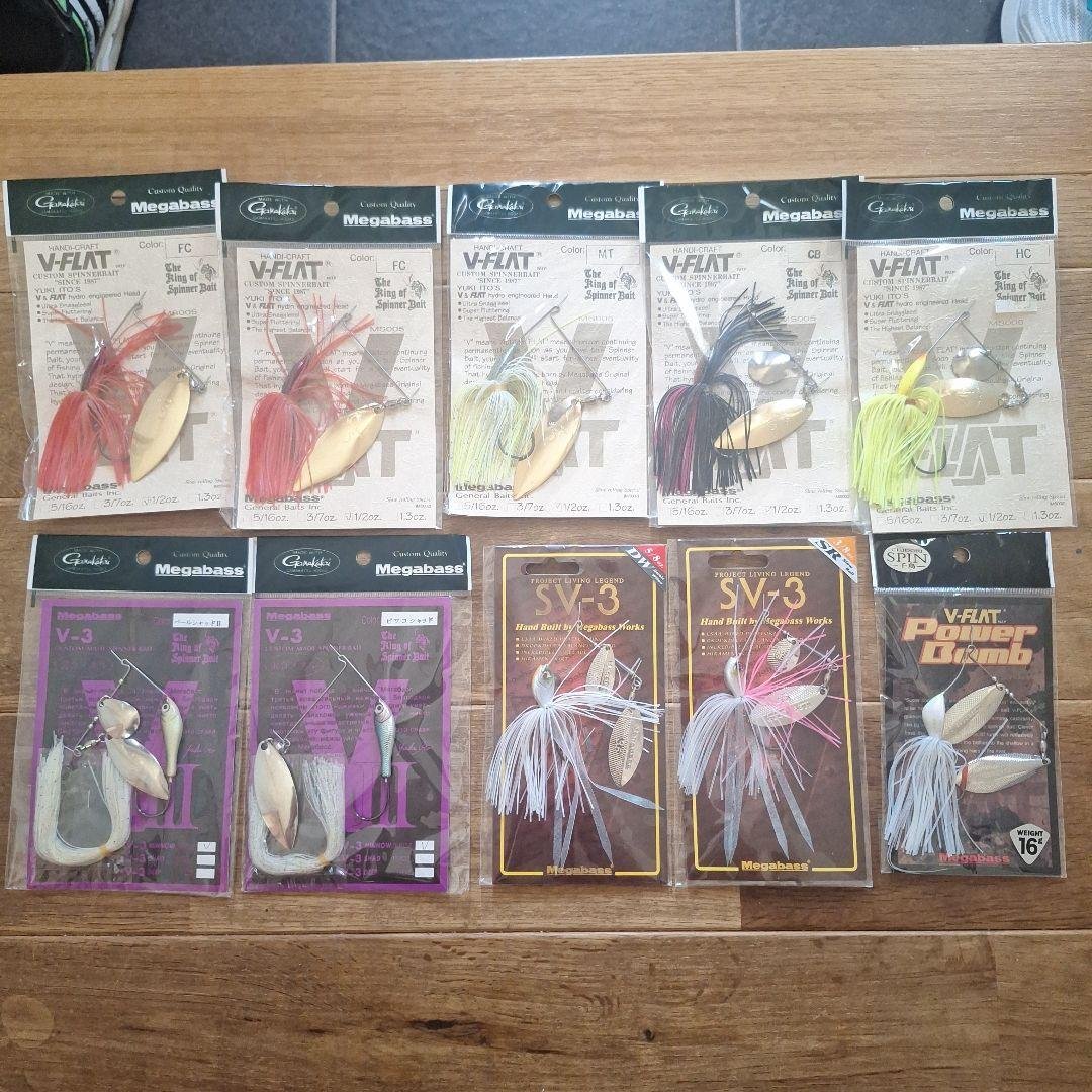 新品　メガバス　スピナーベイト　セット