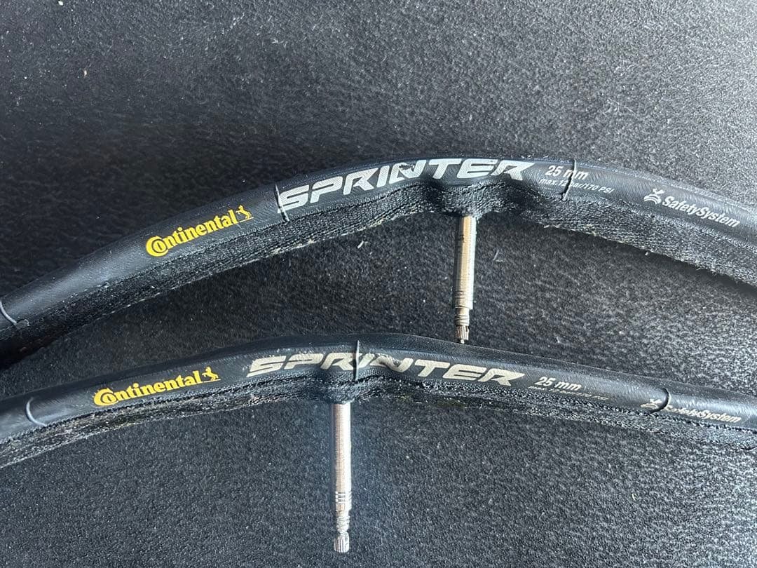 ⭐︎限定値下げ！　コンチネンタル　スプリンター25cチューブラー ×2本セット