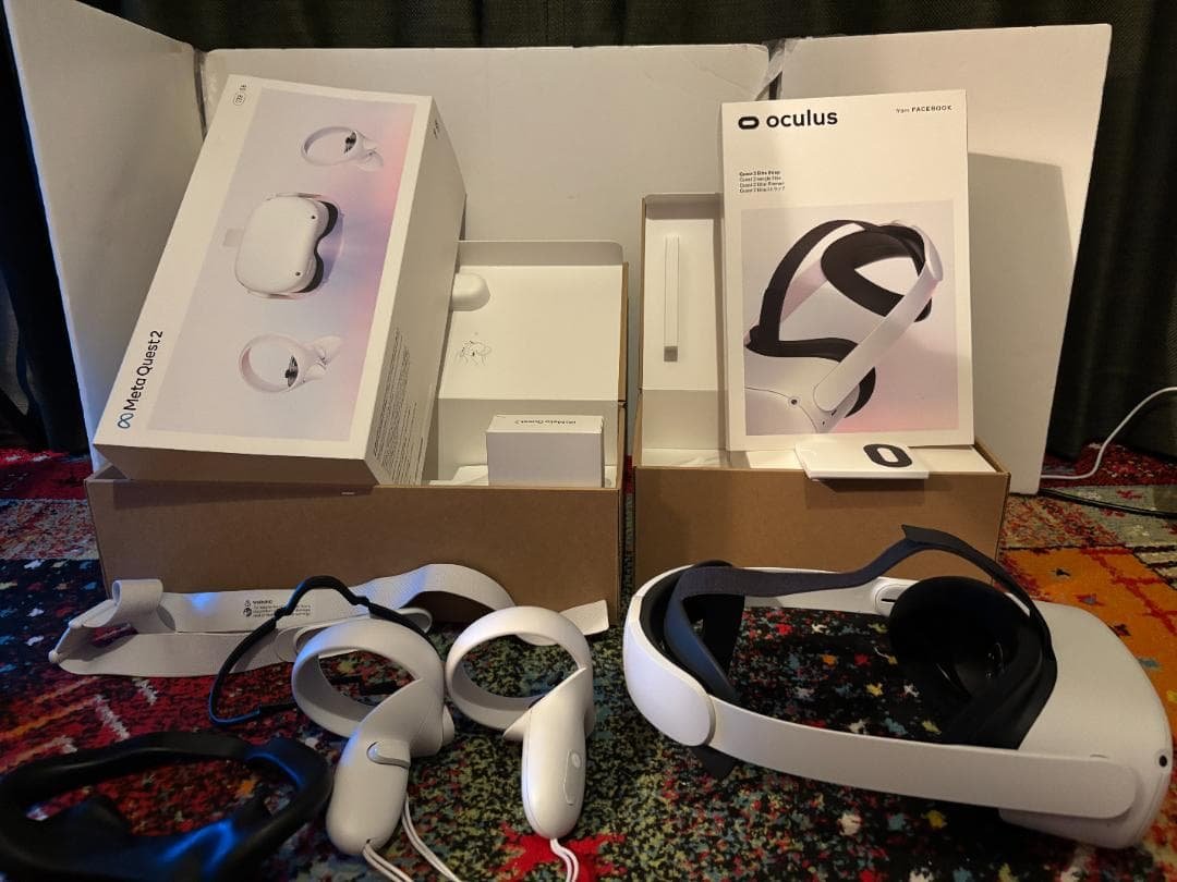  quest 2 128GB Elite Strap バッテリー OK