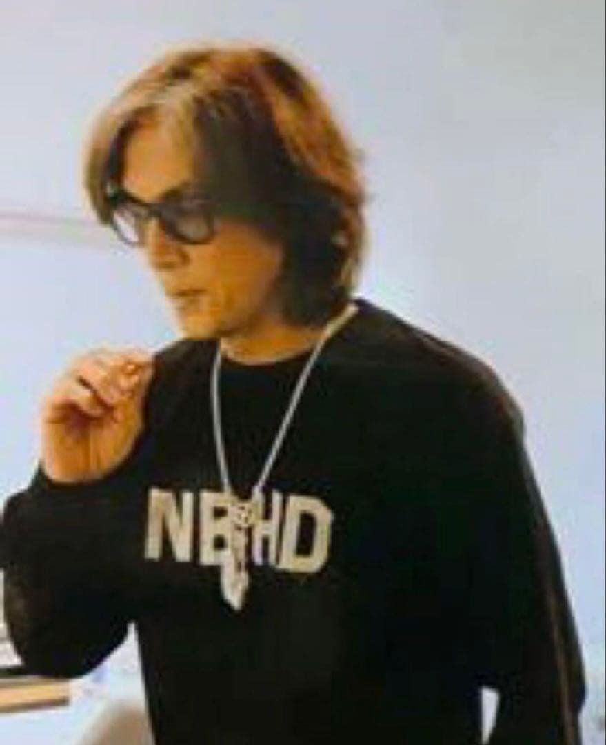 B'z 稲葉浩志　着用　長袖カットソー 黒　neighborhood 稲葉さん