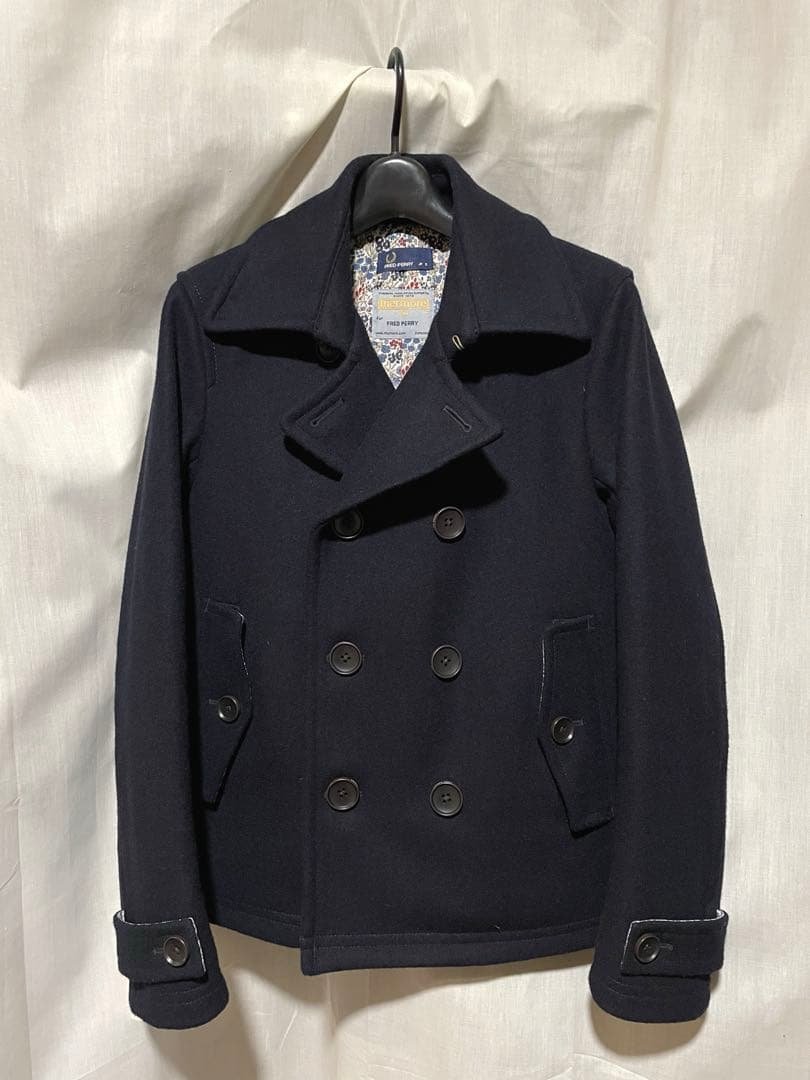 【美品】フレッドペリー ピーコート ダブルブレスト