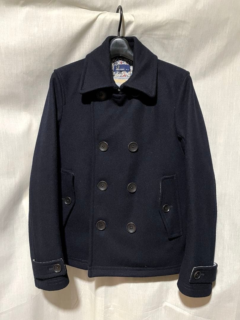 【美品】フレッドペリー ピーコート ダブルブレスト
