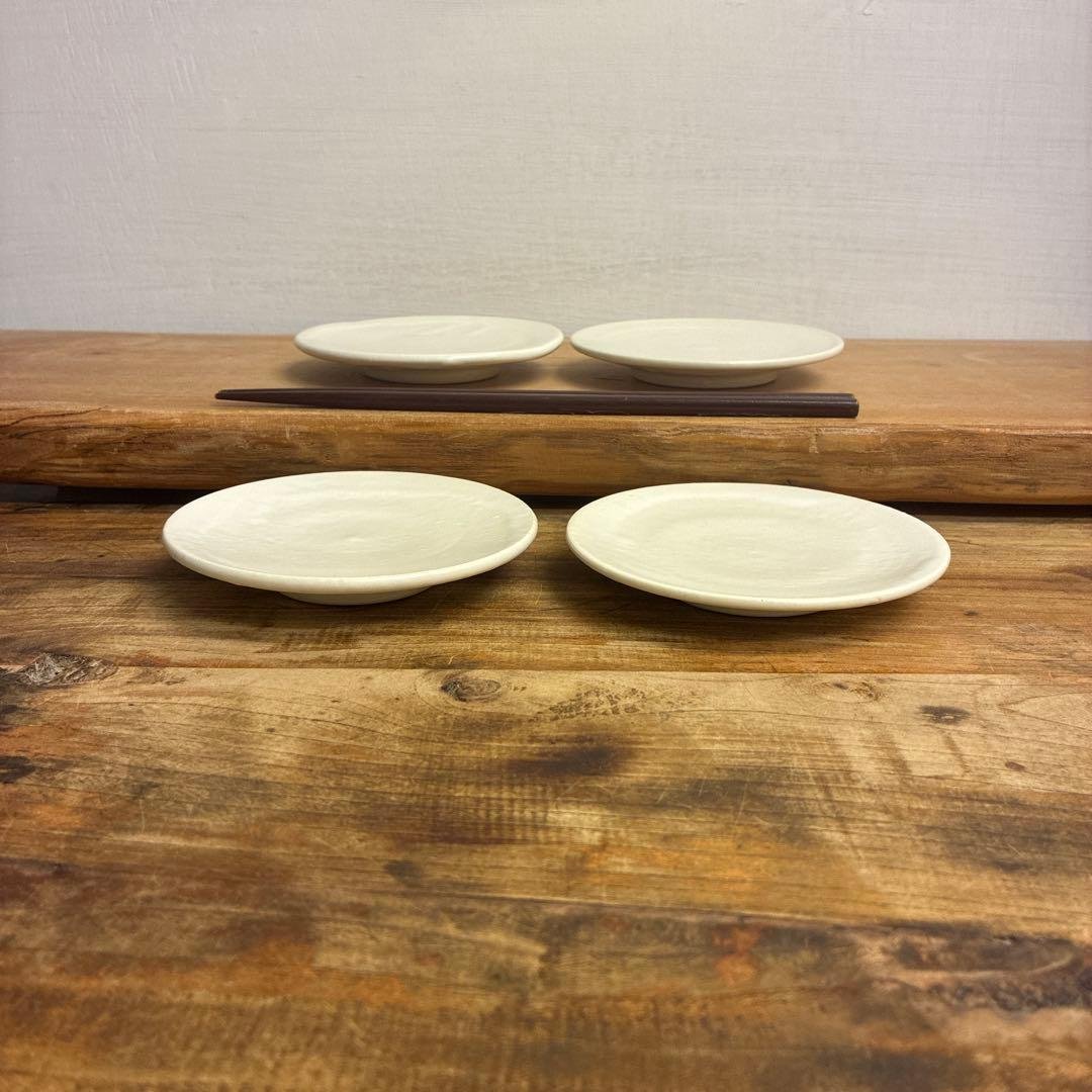 NBT　新品　陶器　陶芸作家　小皿4枚　252