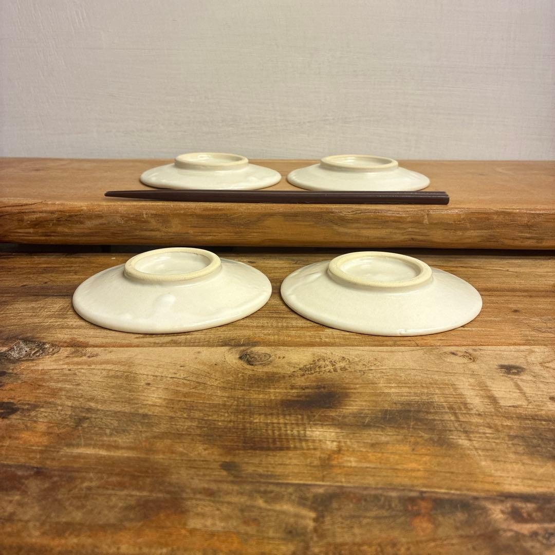 NBT　新品　陶器　陶芸作家　小皿4枚　252