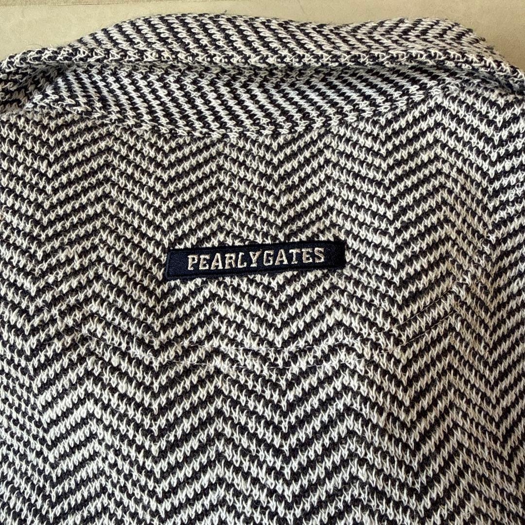 PEARLY GATES ヘリンボーンポロシャツ　made in Japan
