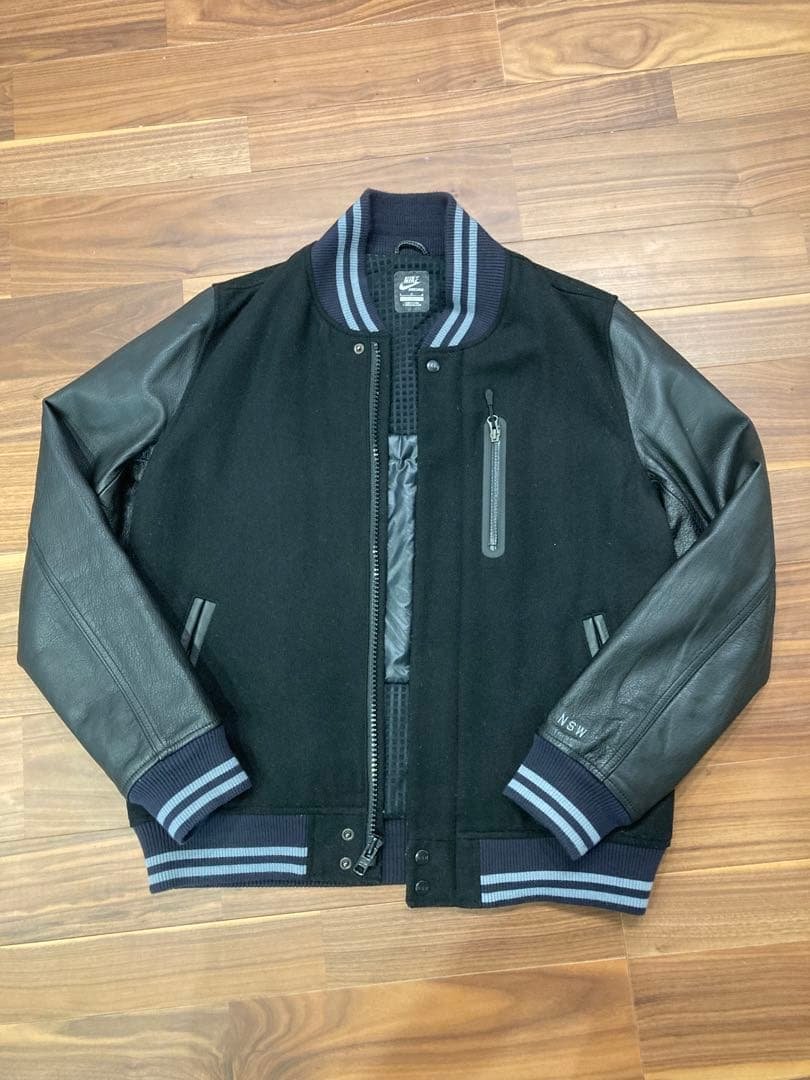 NIKE 本革 稀少 NSW ナイキ デストロイヤージャケット スタジャン
