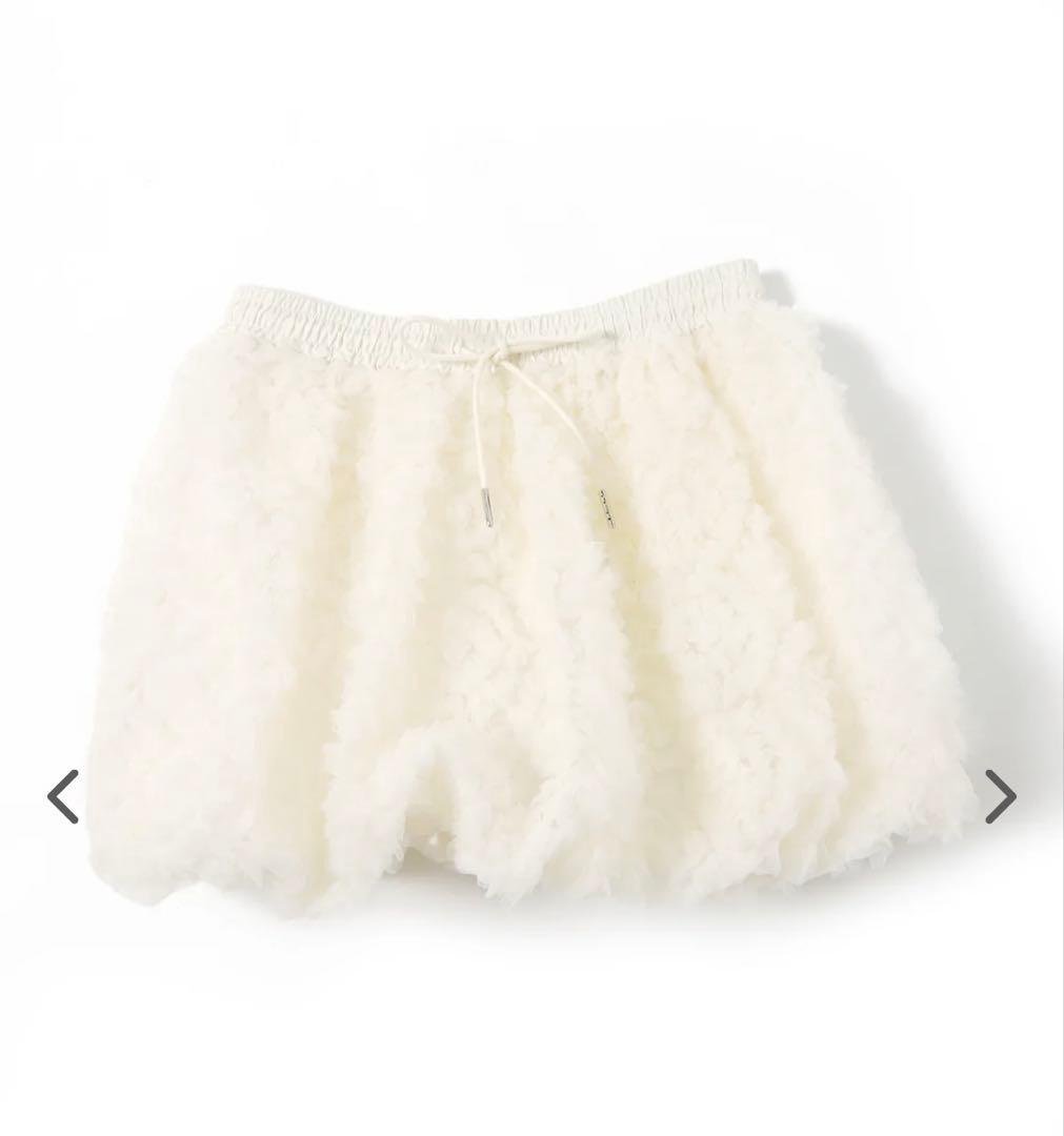 ⭐*️様 TULLE BALLOON MINI SKIRT