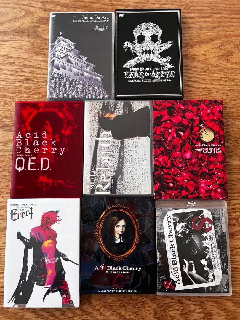 Jane Da Arc、Acid Black Cherry DVD8枚セット