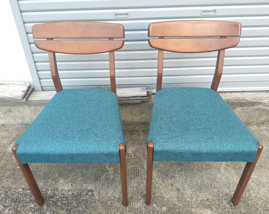 ニトリ NITORI アルナス ダイニングチェア グリーン 2脚セット