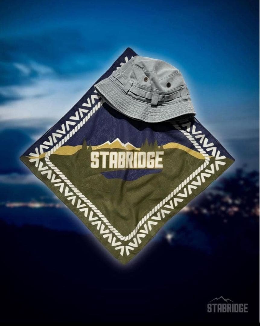 帽子 \"STABRIDGE\" BandanaJungleHat (Steel) XXL