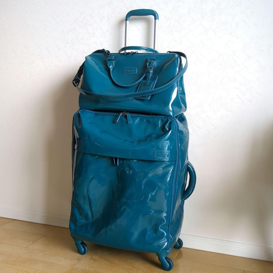 Lipaultリポー ソフトキャリー 大型&ショルダーセット ターコイズ ブルー