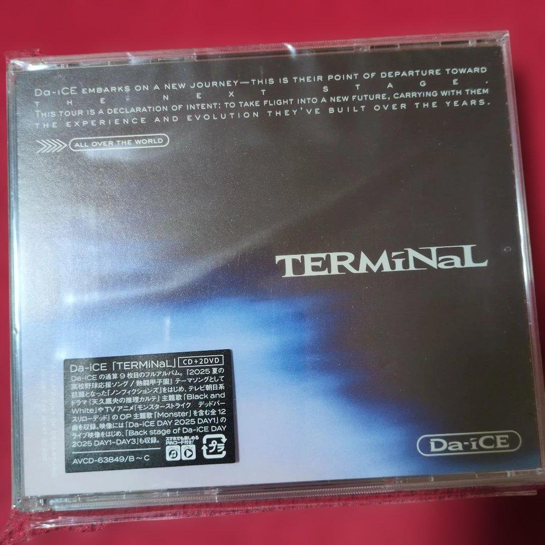TERMiNaL Da-iCE 9th フルアルバム　CD + 2DVD 未開封