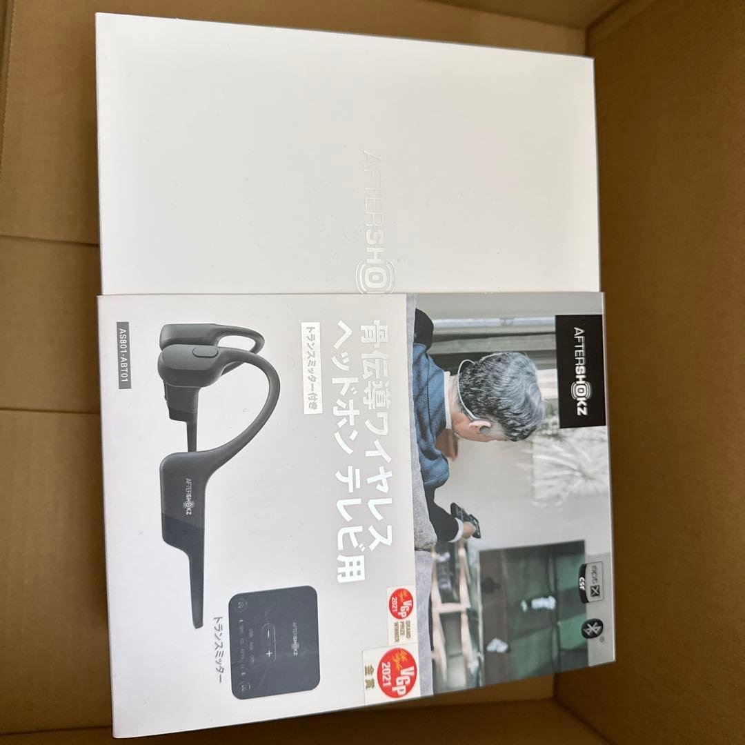 AfterShokz 骨伝導ワイヤレスイヤホンAS801-ABT01 テレビ用