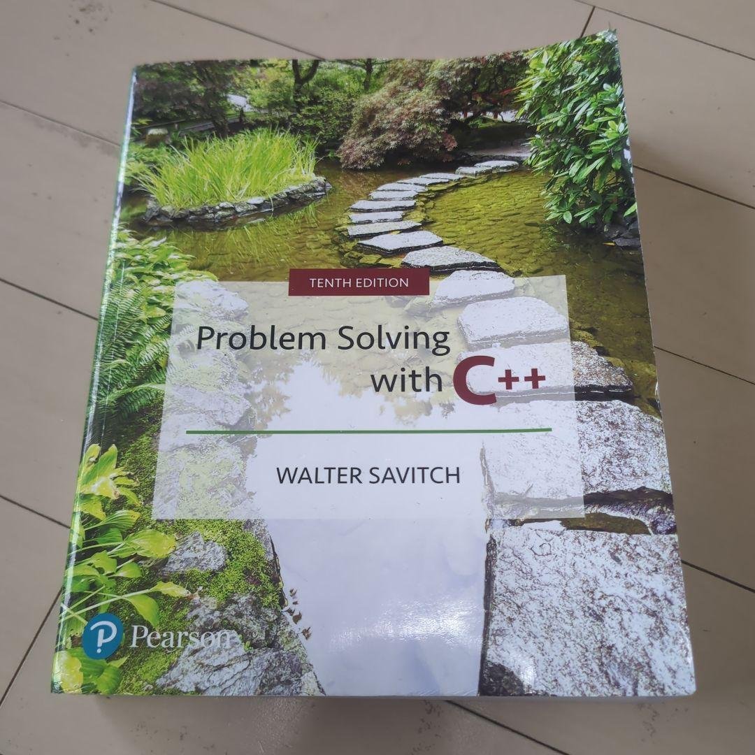 コンピュータ・IT Problem solving with C++