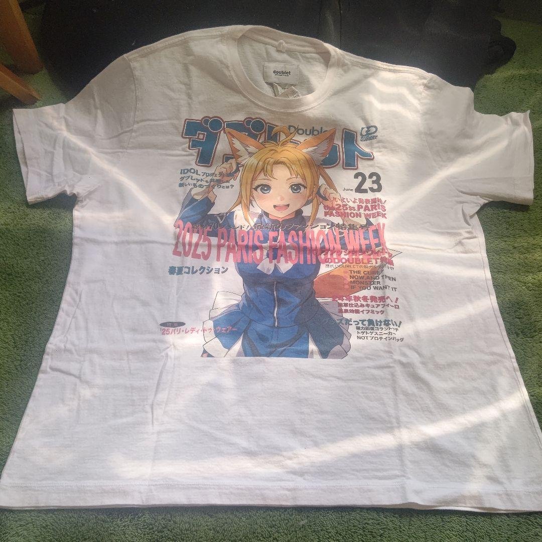 doublet アニメプリントTシャツ M