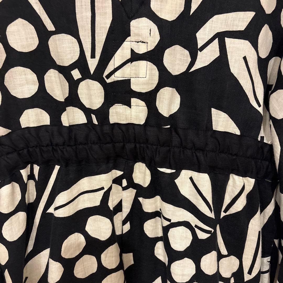 ソウソウSOU SOU 浴衣みたて　南天竹（なんてんちく）柄　ワンピース