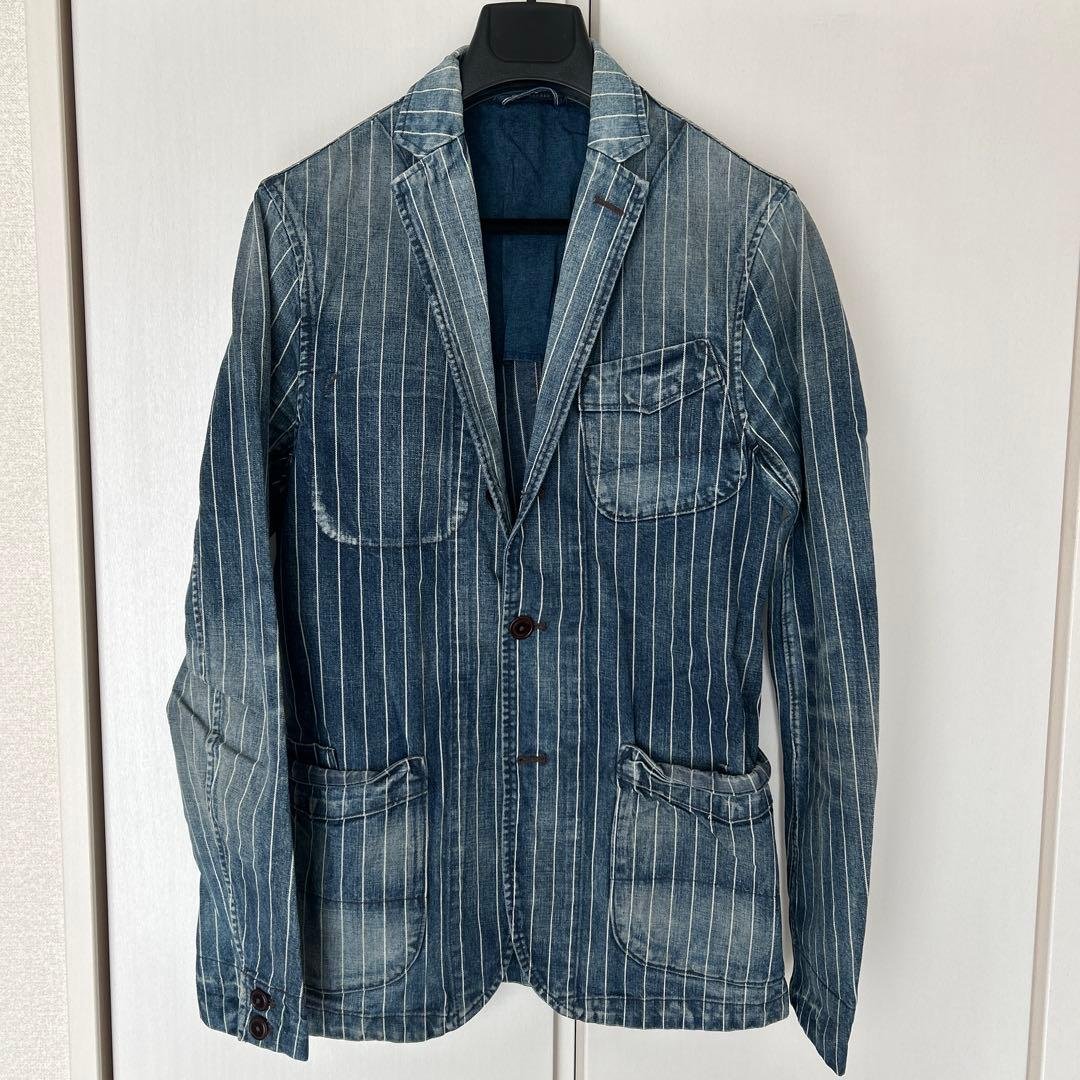 Polo Ralph Lauren デニムストライプテーラードジャケット