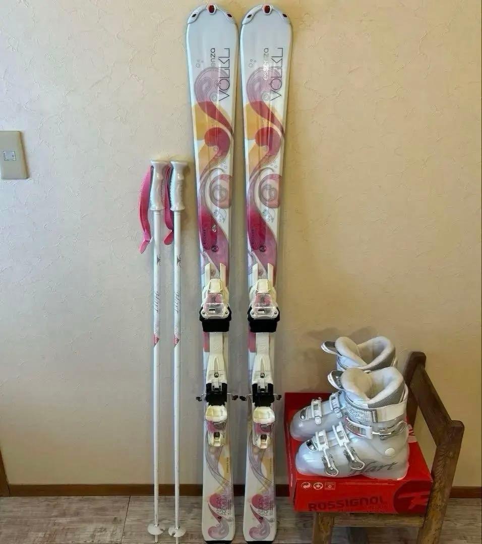 【トルティーヤ】カービングスキーセット　板153㎝　ブーツ25.5㎝