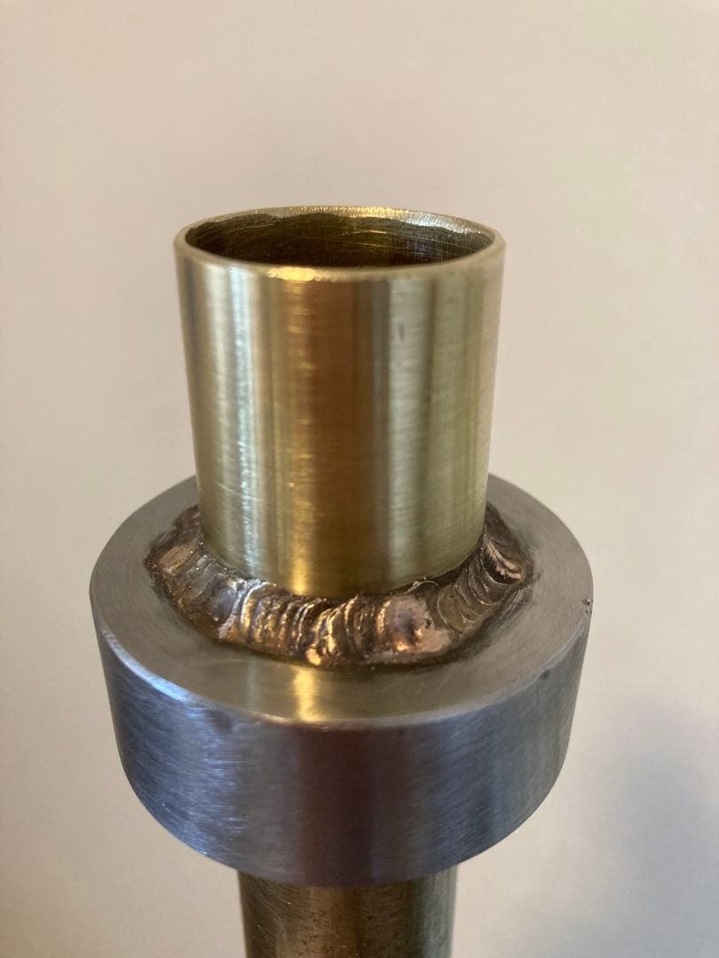 ゼスチャンバー真鍮バッフル　真鍮サイレンサー