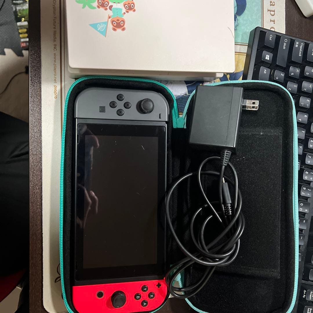 Nintendo Switch 初期型 赤/黒 本体 ACアダプター付き