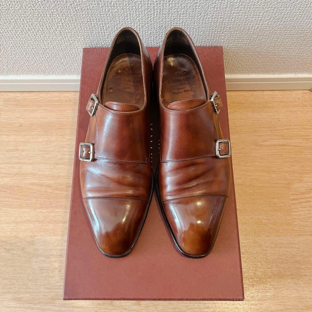 Carmina ダブルモンクストラップ 5.5