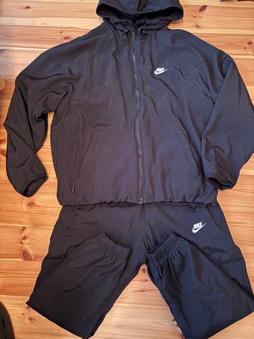 Nike ジャージ上下セット Lサイズ 黒