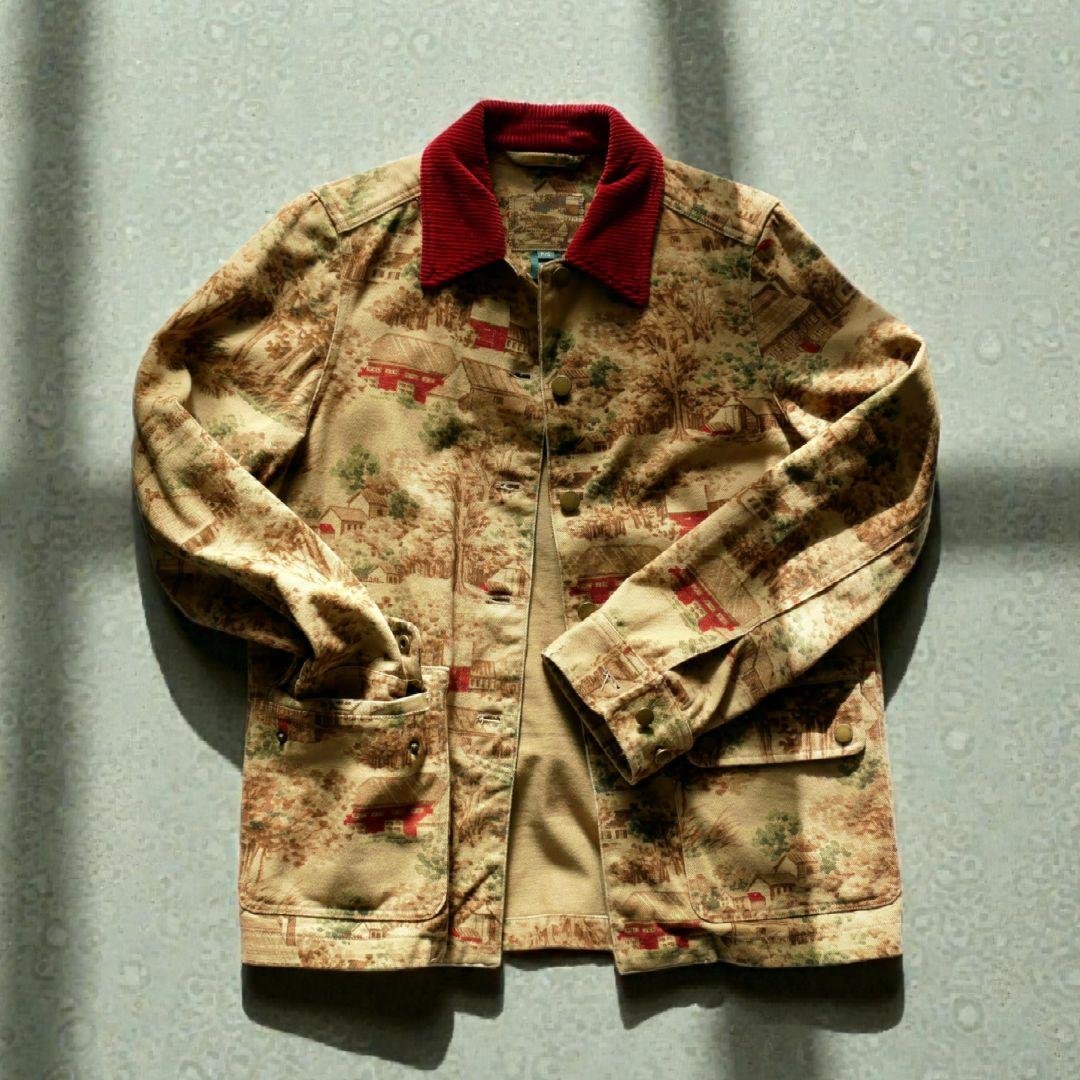 激レア Lauren Ralph Lauren カントリー 総柄カバーオール