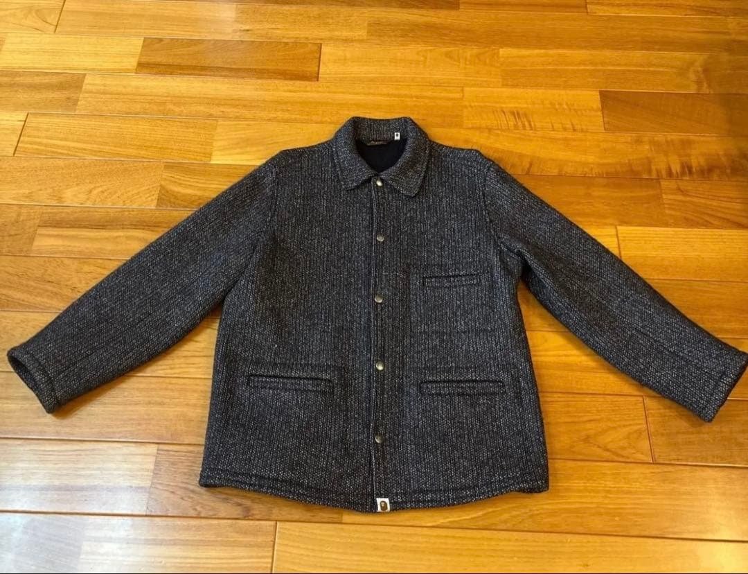 ☑️初期A BATHING APE ブラウンズビーチジャケット ビーチクロス