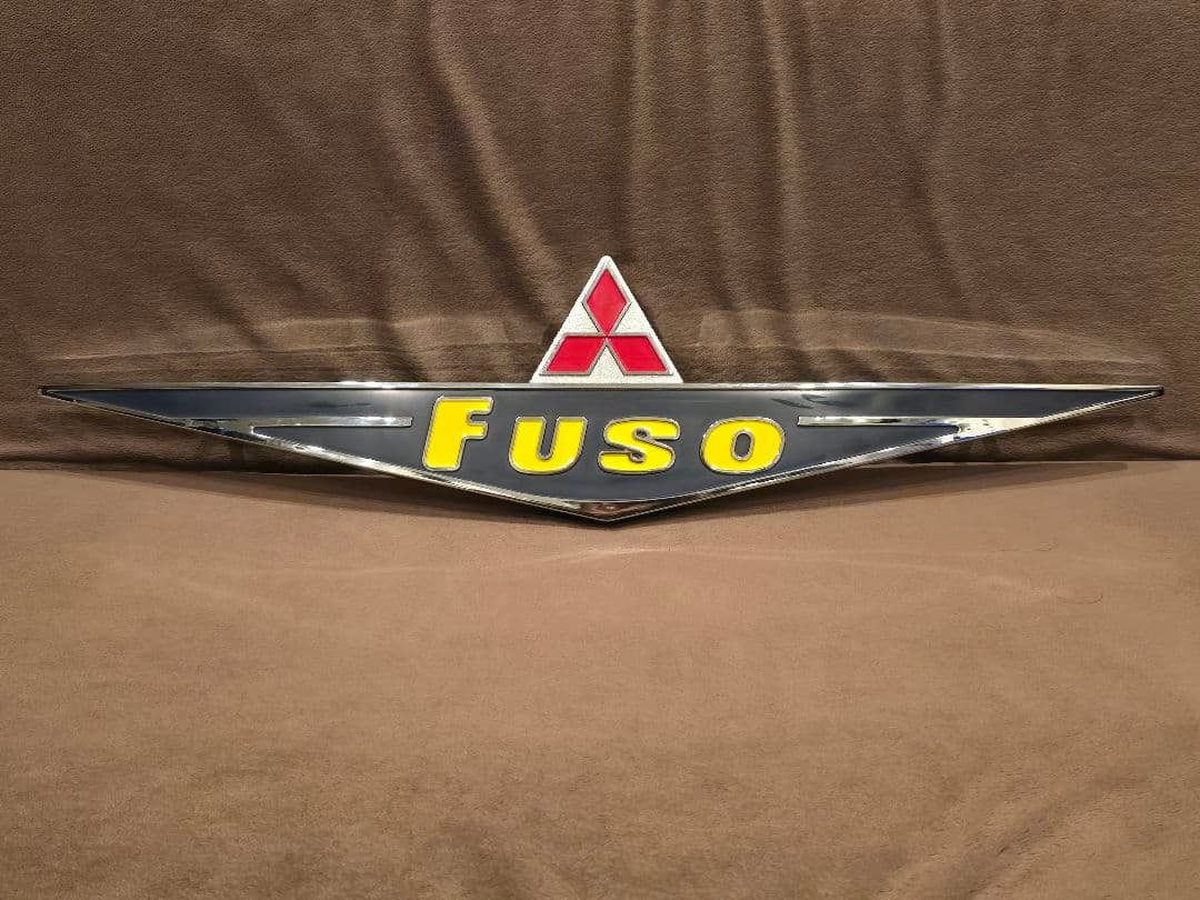 希少 美品！ふそう バスマーク 樹脂メッキ！